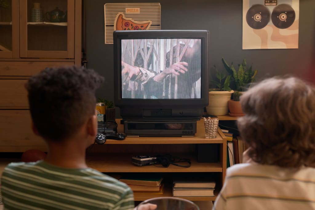 Kinderen kijken televisie