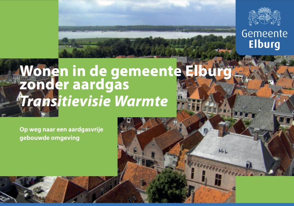 Voorblad van de Transitievisie Warmte Elburg