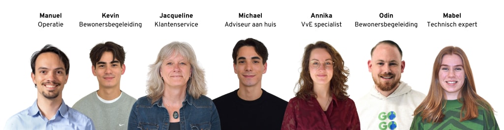 Team bewonersbegeleiding Nij Begun Regionaal Energieloket
