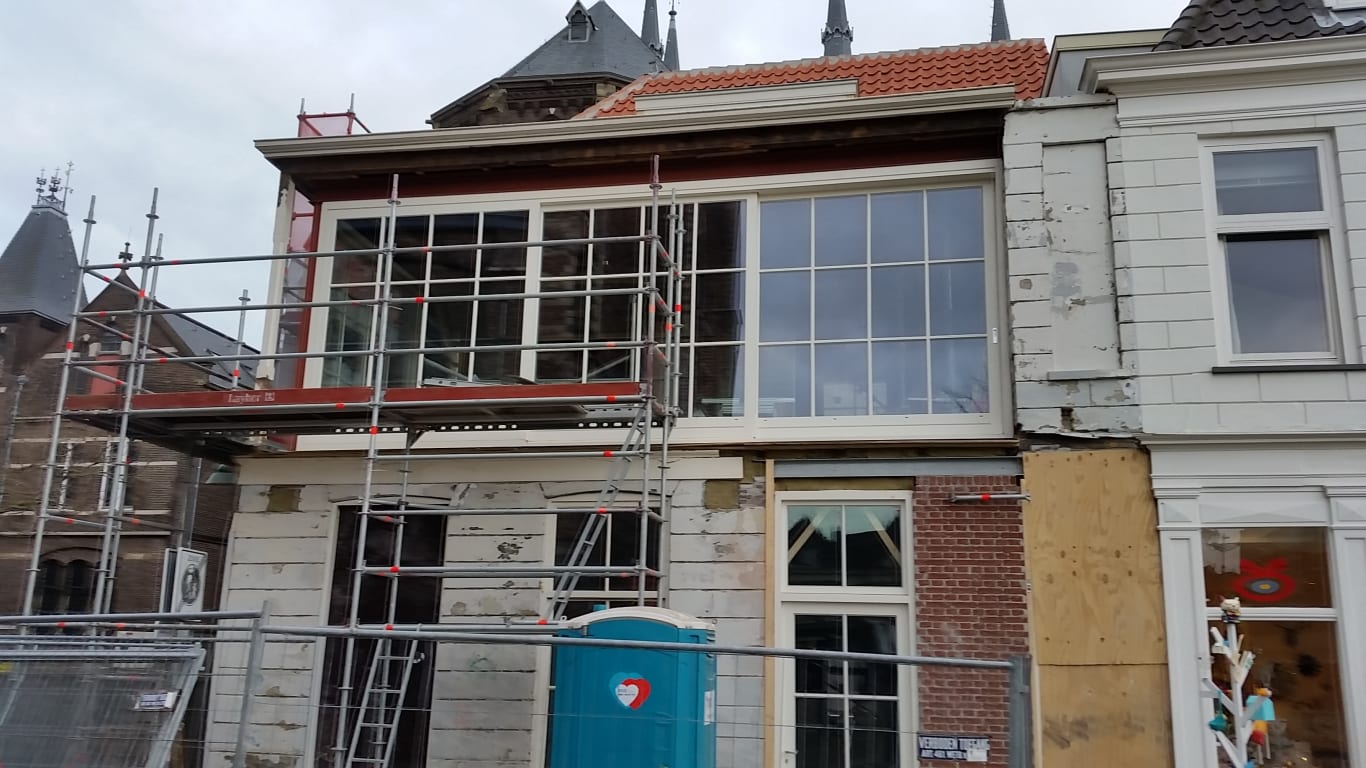 Rijksmonument Jeroen Stolk in Delft vooraanzicht