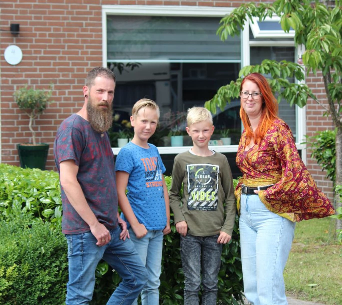 Foto van familie de Haas