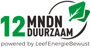 Logo 12MNDN Duurzaam: powered by LeefEnergieBewust