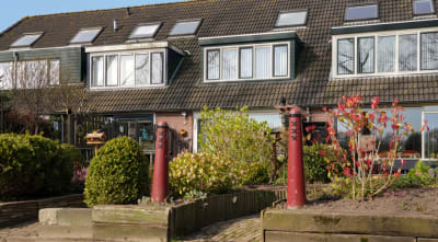 Foto van appartementen in Amsterdam-Noord.
