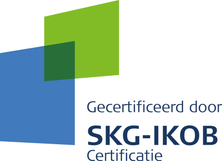 Gecertificeerd door SKG-IKOB Certificatie
