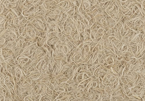 Vooraanzicht van isolatiemateriaal vlaswol