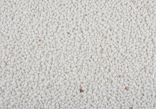 Vooraanzicht van isolatiemateriaal bio-EPS