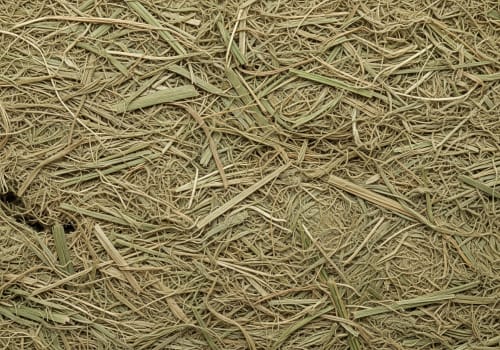 Vooraanzicht isolatiemateriaal gras