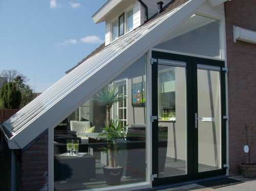 Nieuwbouwwoning met HR++ glas