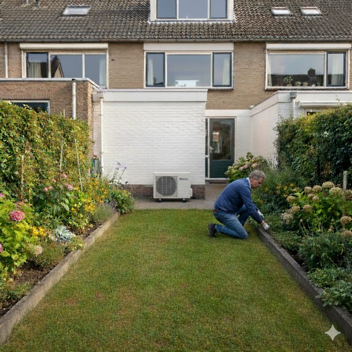 Plaatsing buitenunit warmtepomp