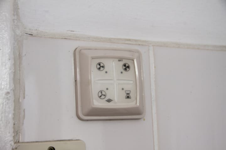 Bedieningspaneel mechanische ventilatie